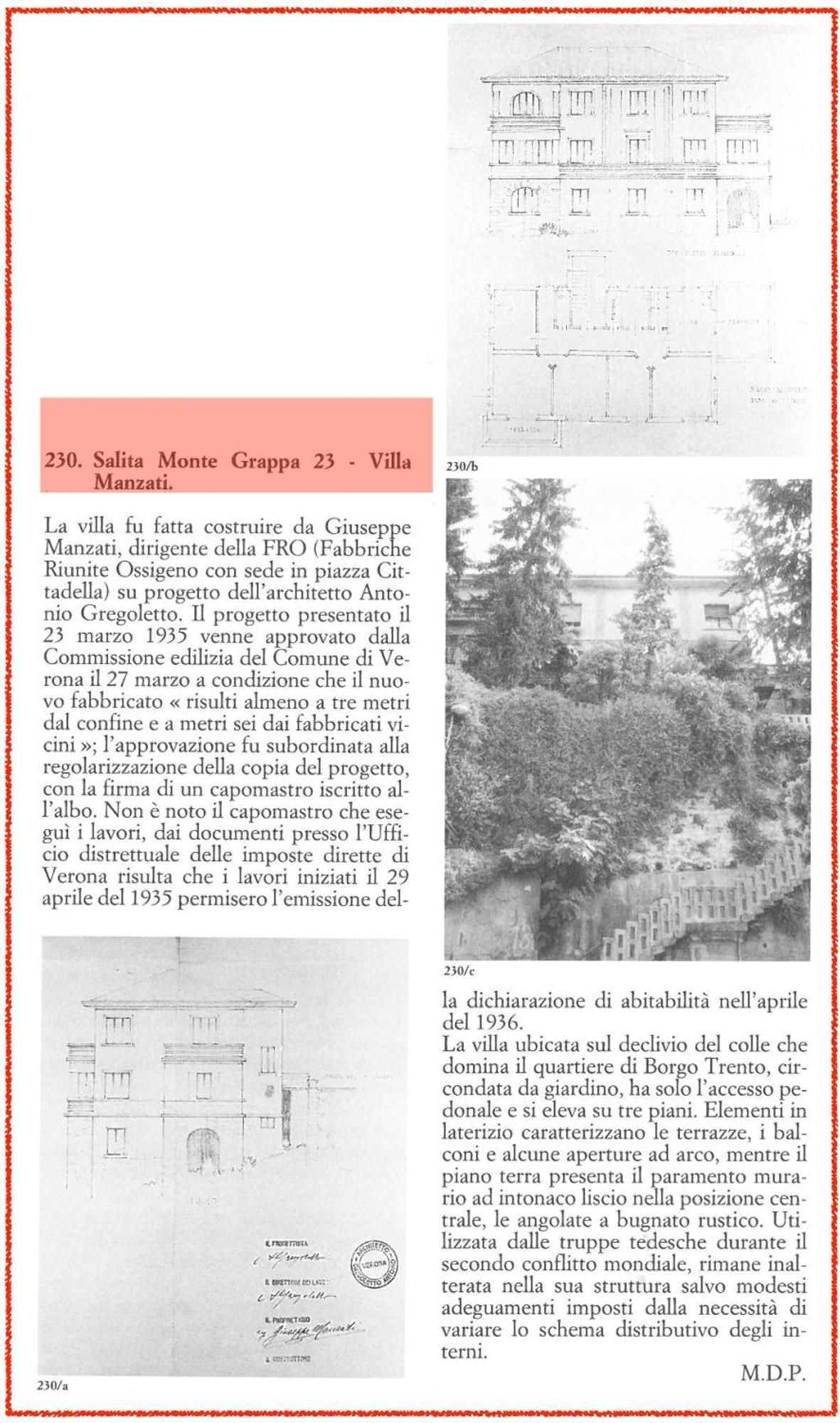 Villa Manzati Верона Экстерьер фото